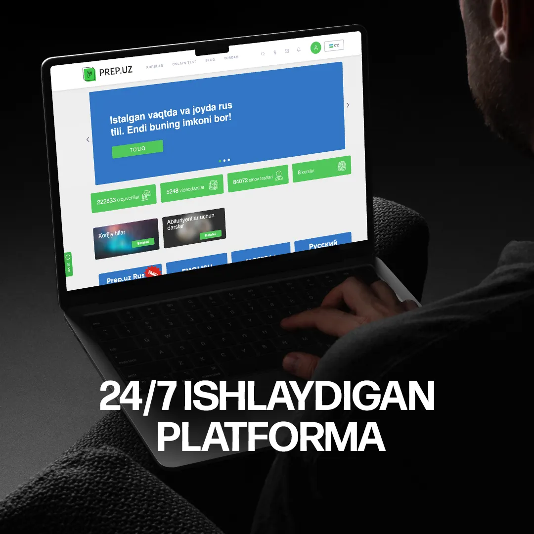 24/7 ishlaydigan platforma